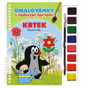 Akim Omalovánky s vodovými barvami a štětcem - Krtek 3