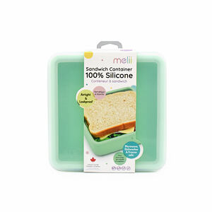 Melii Silikonová krabička na sendvič 790 ml - mátová