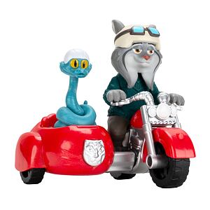 Jazwares Zootropolis Postavičky s autem - rys Pawbert