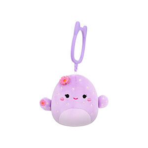 SQUISHMALLOWS Klíčenka Fialový kaktus - Adrienne