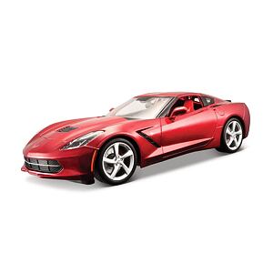 Maisto 2014 Corvette Stingray, metal červená, 1:18