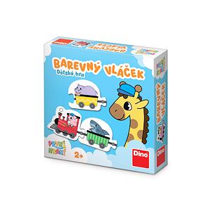 Dino První hraní: Barevný vláček Naučná hra