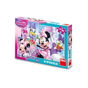 Dino Minnie a Daisy Puzzle 3x55 dílků