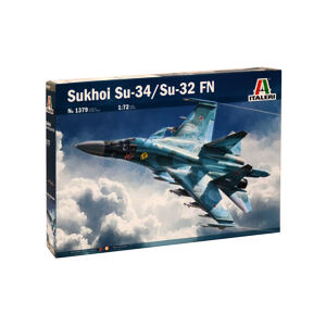 Italeri Model Kit letadlo 1379 - SUKHOI SU-34/SU-32 FN (1:72)