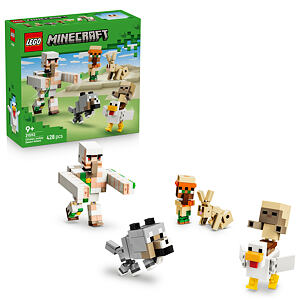 LEGO® Minecraft® 21592 Kuřecí žokej a útok v poušti