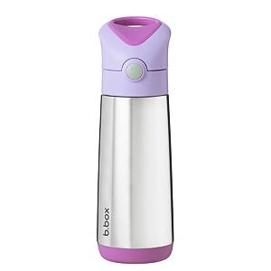 b.box Termoska na pití s brčkem 500 ml - sugar plum
