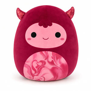 SQUISHMALLOWS Červený yeti - Loco, 30 cm