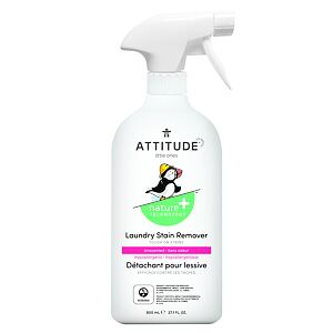 ATTITUDE Odstraňovač skvrn na dětské prádlo Baby leaves s rozprašovačem 800 ml