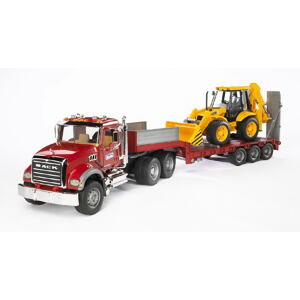 Bruder Nákladní auto MACK + návěs + traktor