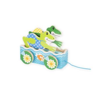 Melissa & Doug První hraní - Dřevené tahací žáby