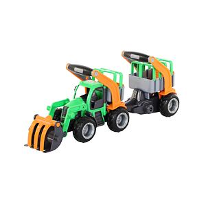Polesie Traktor GripTruck nakladač s návěsem pro přepravu zvířat