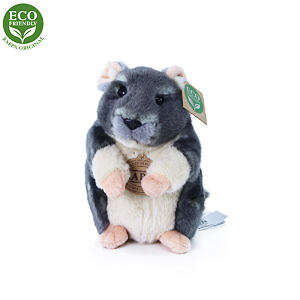 Plyšová činčila stojící 15 cm ECO-FRIENDLY