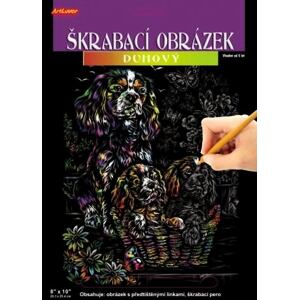 ArtLover Škrabací obrázek duhový, více druhů