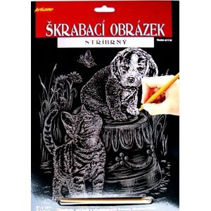 ArtLover Škrabací obrázek stříbrý, více druhů