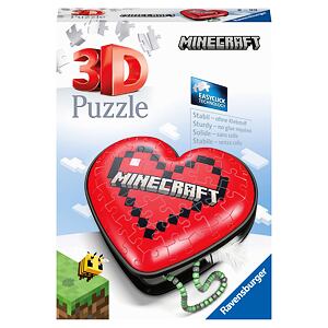 Ravensburger Srdce Minecraft 3D Puzzle 54 dílků