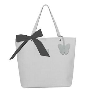 Beztroska Matylda taška s mašlí light grey