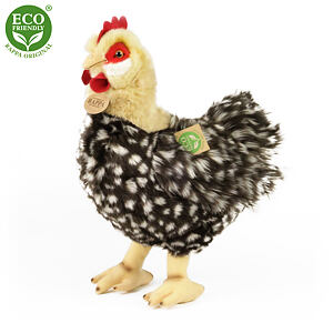 Rappa Plyšová slepice stojící 33 cm s vejcem ECO-FRIENDLY