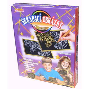 SMT Škrabací obrázky zlaté