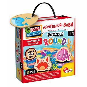 Lisciani Montessori Dřevěné puzzle Kruh