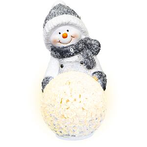 RETLUX Sněhulák s koulí 12 cm LED