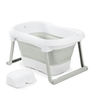 Hauck Vanička skládací XXL Wash N Fold, white/sage