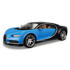 Maisto Bugatti Chiron modrý, assembly line, 1:24