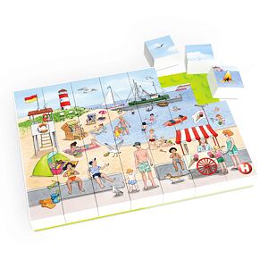 HUBELINO Puzzle Dovolená na pláži