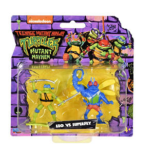 Orbico Teenage Mutant Ninja Turtles - Minifigurky želvy NINJA, 2 ks v balení, Leo vs Superfly