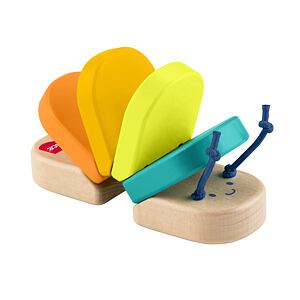 Fisher Price Dřevěná klapající housenka