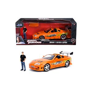 Jada Rychle a zběsile auto 1995 Toyota Supra 1:24 a figurka Brian O’Conner