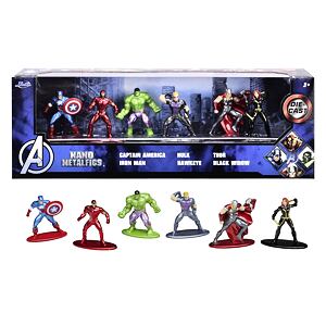 Jada Marvel Avengers Kovové sběratelské nanofigurky 1,65", sada 6 ks