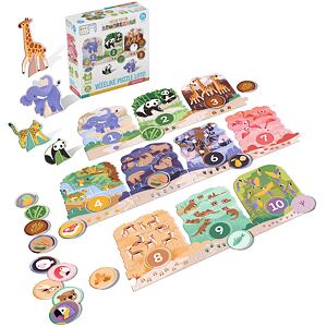 KukiKuk - Véééliké puzzle Loto - Výlet do ZOO