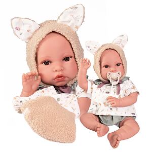 Antonio Juan 33014 ERIKA - realistická panenka miminko s měkkým látkovým tělem - 42 cm