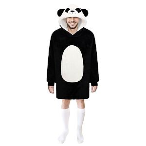 Cozy Noxxiez CH367 Panda - hřejivá televizní mikinová deka s kapucí pro teenagery a dospělé