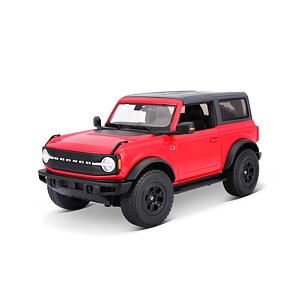 Maisto 2021 Ford Bronco Wildtrak, červená, 1:18