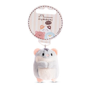 NICI MyMochi Křeček Shai šedý 5cm přívěsek