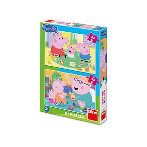 Dino Peppa Pig: Domov Puzzle 24+48 dílků