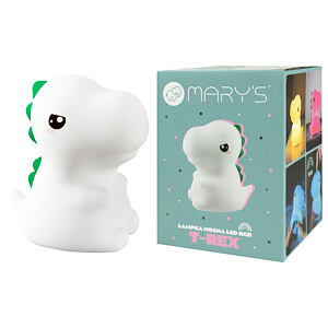 Mary's LED Silikonová noční lampička RGB T-REX