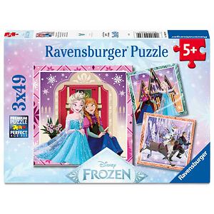 Ravensburger Disney: Ledové království Puzzle 3x49 dílků