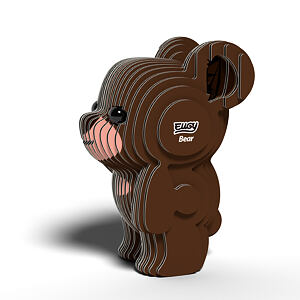 EUGY Medvěd grizzly 3D kartonová skládačka