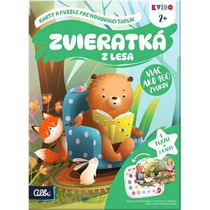 Albi Kvído - Zvieratká z lesa - karty a puzzle pre Hovoriaci tablík SK