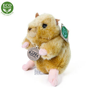 Rappa Plyšový křeček, 16 cm ECO-FRIENDLY