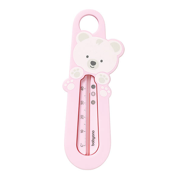 BabyOno teploměr do koupele Medvídek - růžová