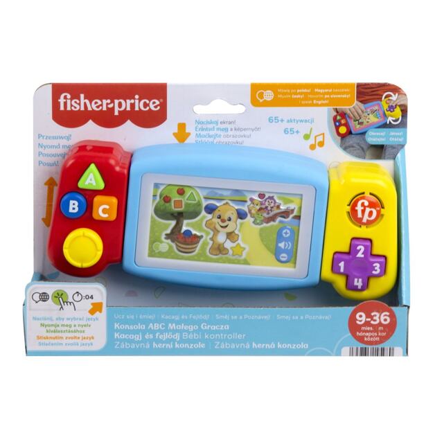 Fisher Price Zábavná herní konzole CZ/SK/EN/PL/HU