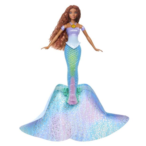 Mattel TLM Panenka Malá mořská víla s kouzelnou proměnou