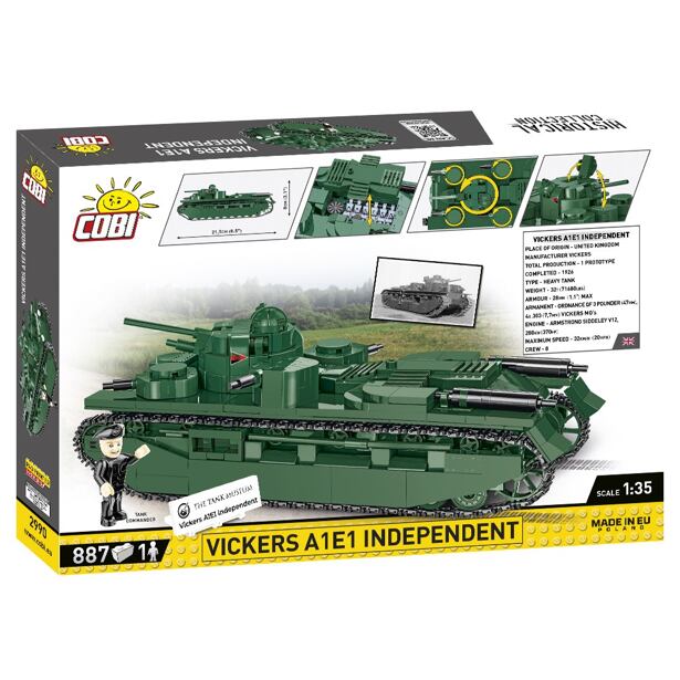 Cobi 2990 Tank Vickers A1E1 Independent