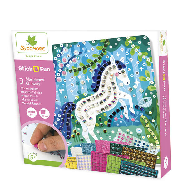 Sycomore Stick & Fun Mozaika 3x Koně