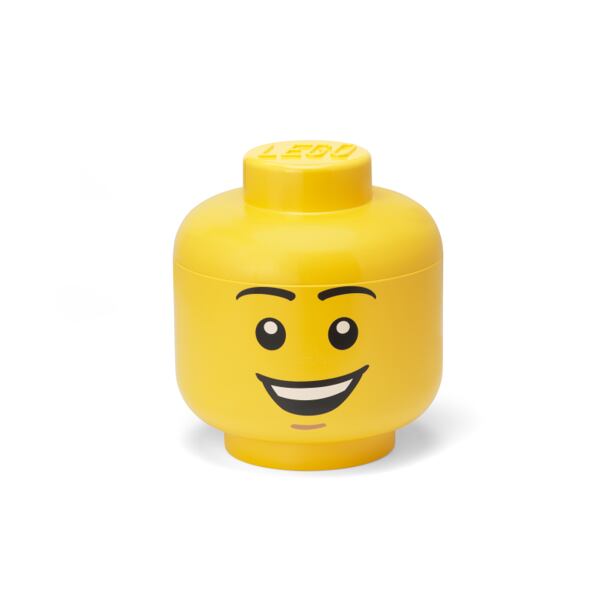 LEGO Úložná hlava (velikost L) - šťastný chlapec