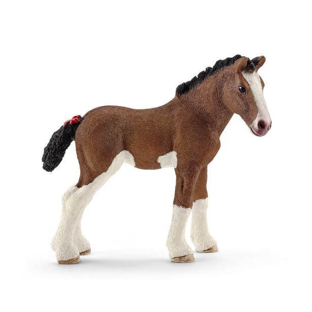 Schleich Zvířátko - hříbě Clydesdaleské