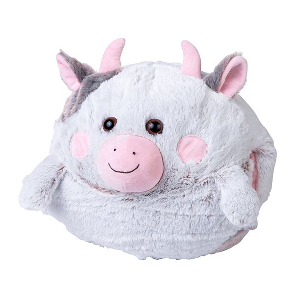 Cozy Noxxiez HW727 Kravička - hřejivý plyšový polštář 3 v 1